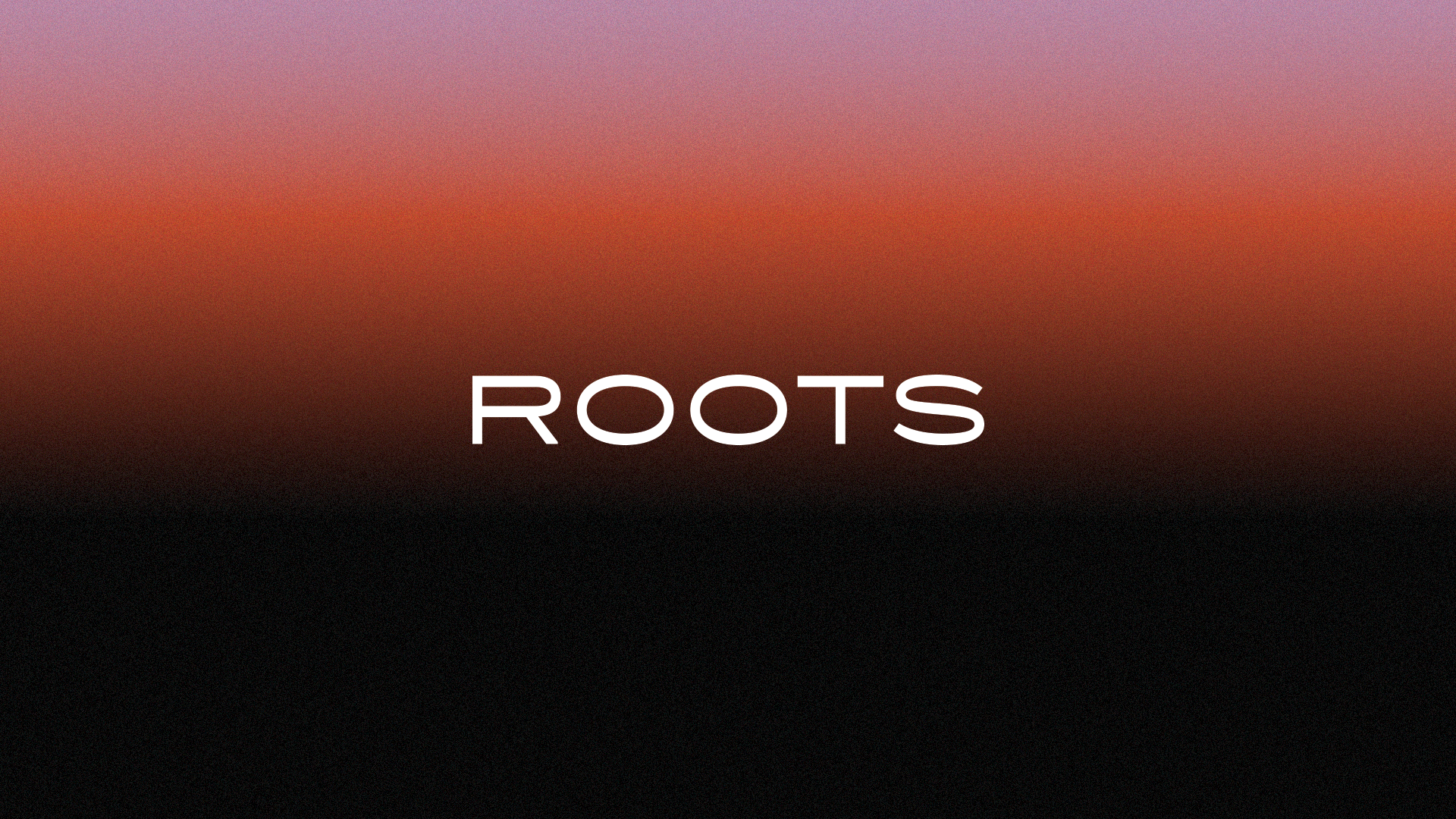 Roots gradient wordmark